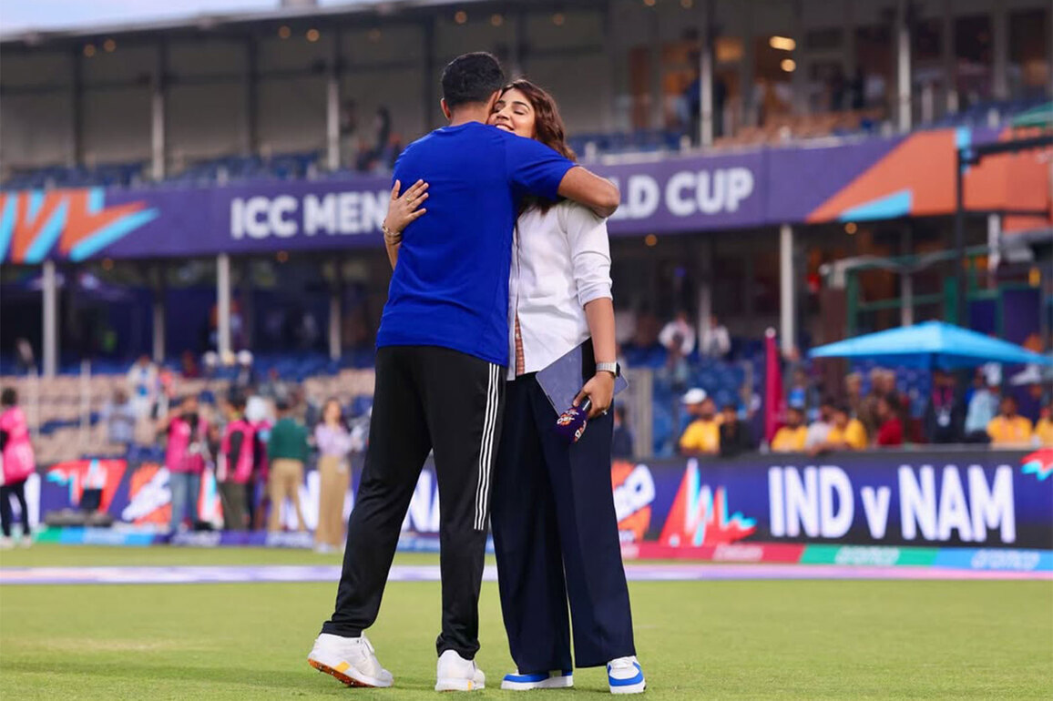 "Hug that feels like home": Sanjana Ganesan shares post for 'best friend' Jasprit Bumrah as they mark 5 years together