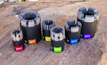  The complete series of colour-coded Longyear Diamond Drilling Bits 