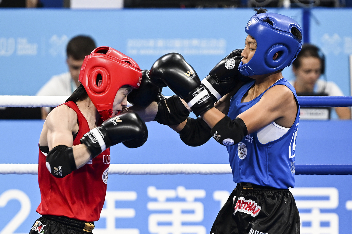 (SP)CHINA-CHENGDU-THE WORLD GAMES 2025-MUAYTHAI-WOMEN'S -48KG-QUARTERFINALS