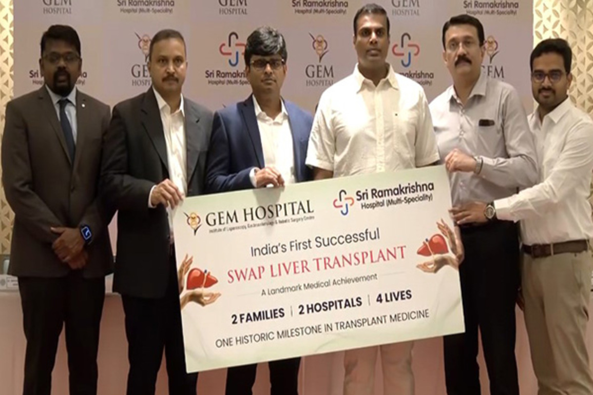 India's first inter-hospital swap liver transplant successfully performed in Tamil Nadu in Coimbatore