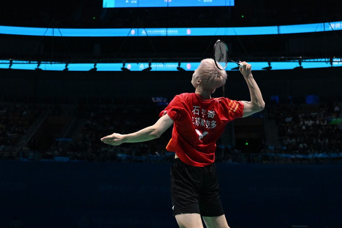 (SP)CHINA-15TH NATIONAL GAMES-BADMINTON-MEN'S TEAM-FINAL (CN)