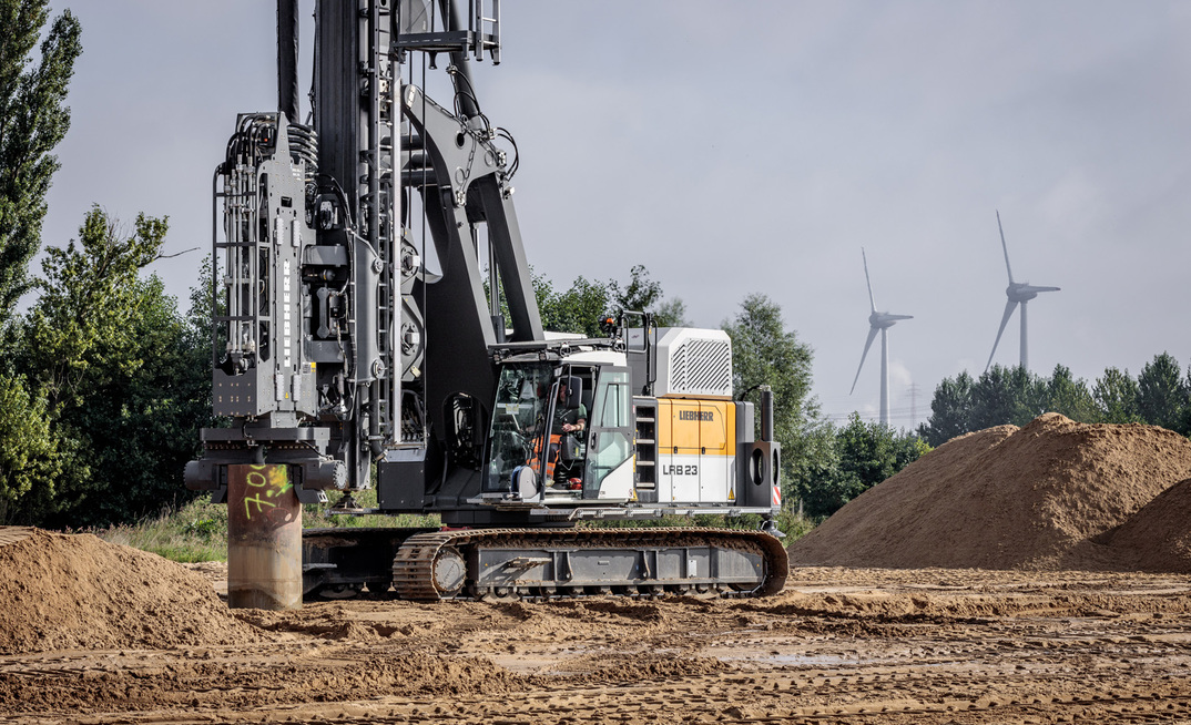  The LRB 23 compact piling and drilling rig from Liebherr
