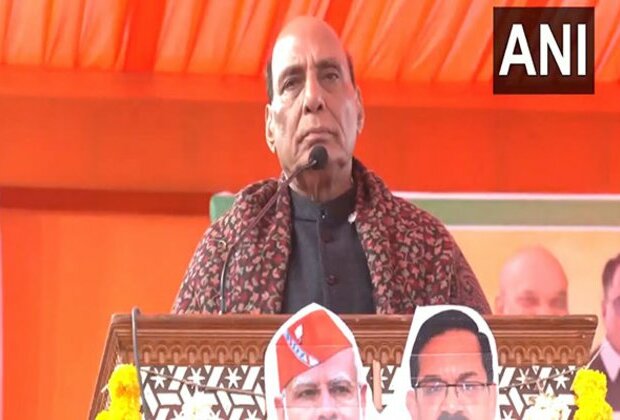 No party can compete with AAP in spreading 'Mayajaal': Rajnath Singh