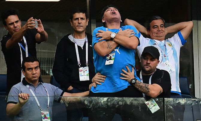 Concern over Maradona after health scare in Argentina thriller Concern over Maradona after health scare in Argentina thriller