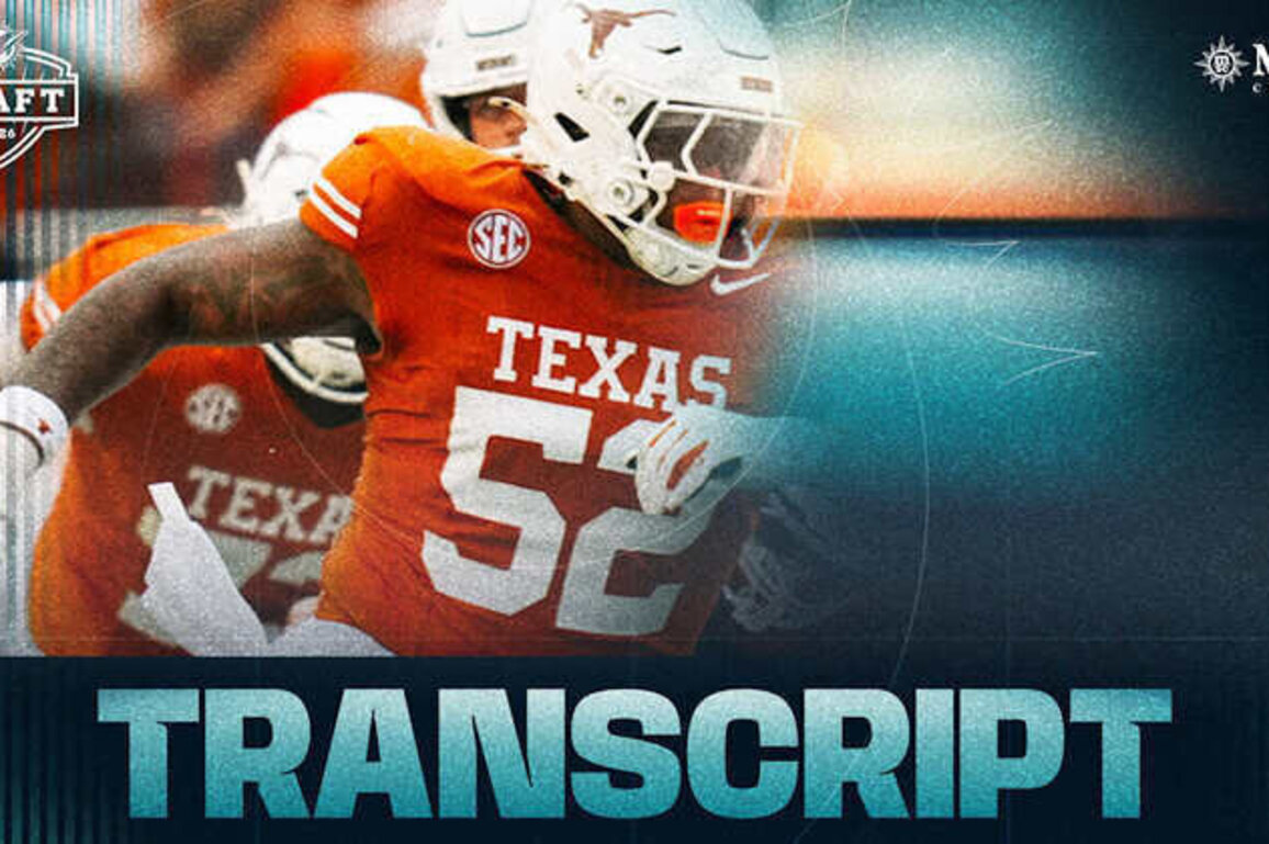 Transcript: G DJ Campbell - NFL Draft Day 3 - Apr. 28