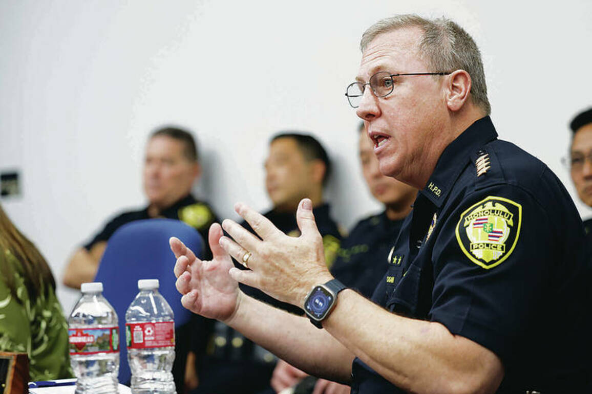 Interim Honolulu police chief appointment on hold