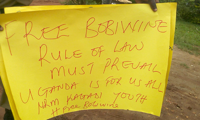 Police foils Bobi Wine youth demo Police foils Bobi Wine youth demo