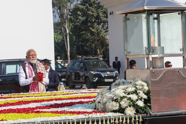 "Deeply moving experience": PM Modi visits Swahid Smarak Kshetra, pays tribute to Assam Movement martyrs