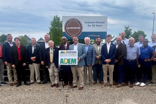 Pipe made exclusively in Alabama will be used in water projects at State Parks