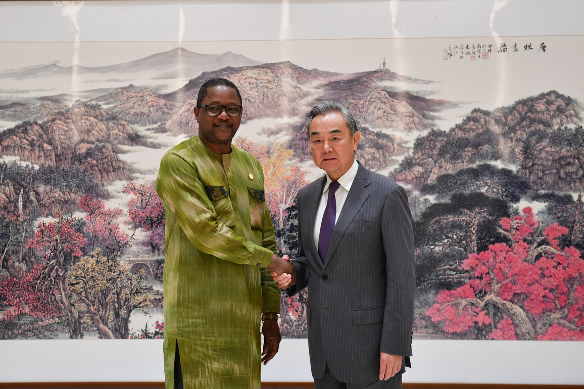 CHINA-HUNAN-CHANGSHA-WANG YI-BURKINA FASO-FM-MEETING (CN)