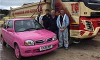 Merchant takes up charity rally challenge