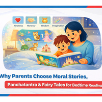 Why Parents Choose Moral Stories, Panchatantra & Fairy Tales for Bedtime Reading