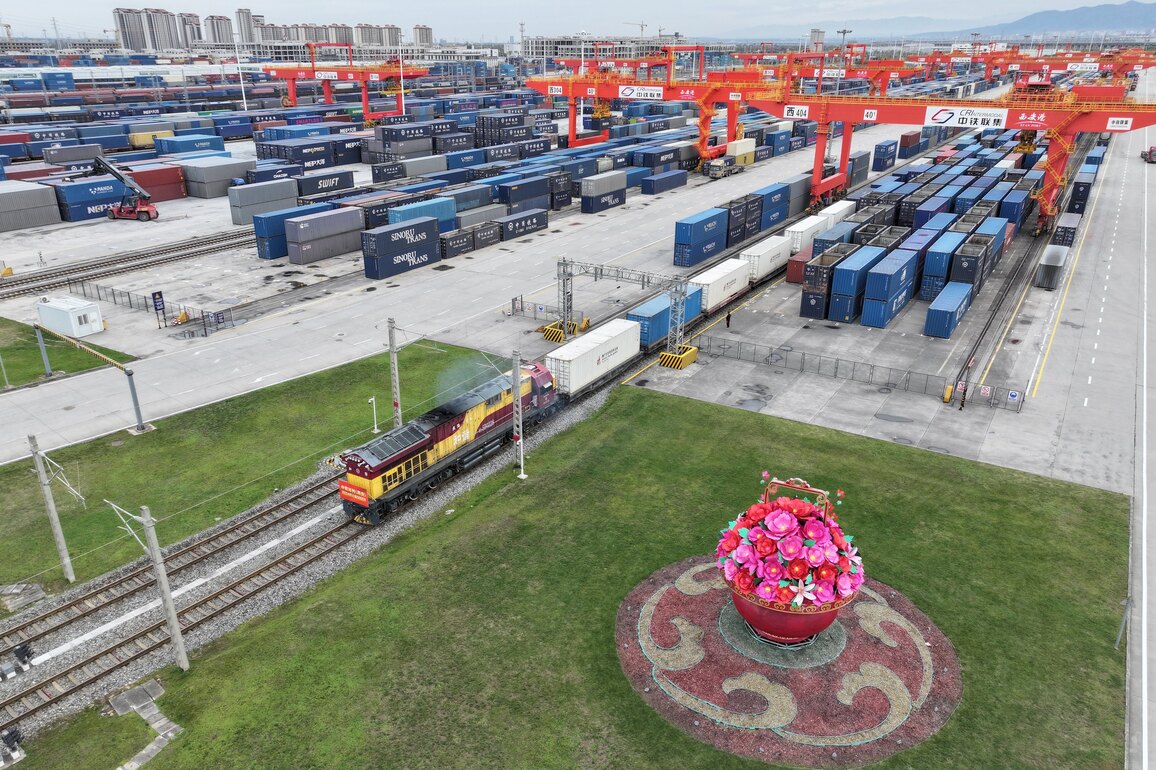 CHINA-SHAANXI-XI'AN-CHINA-EUROPE FREIGHT TRAINS-GROWTH (CN)