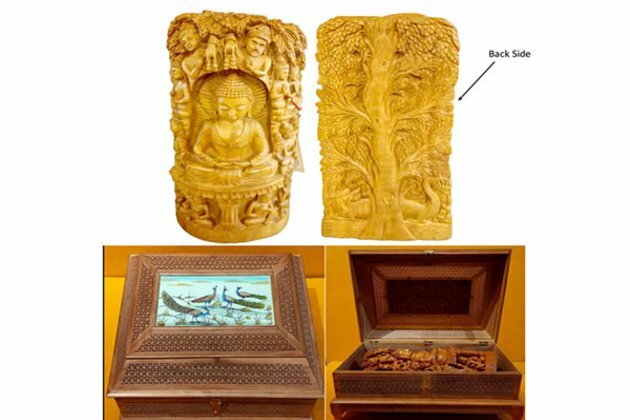 PM Modi gifts Sandalwood Buddha statue in Kadamwood jali box to Japan's PM Kishida