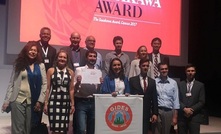  Equipe do Gides durante a cerimônia de reconhecimento em Cancún.