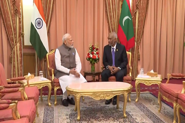 PM Modi holds meeting with Maldivian President Muizzu in Male