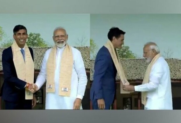 PM Modi welcomes Sunak, Trudeau, other G20 leaders at Rajghat