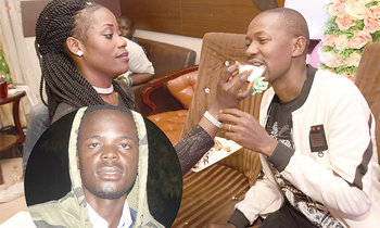 Grace Khan (ku kkono) ng’aliisa Kitonsa kkeeki ku kabaga akamu gye buvuddeko. Mu katono ye Jovan Luzinda Grace Khan (ku kkono) ng’aliisa Kitonsa kkeeki ku kabaga akamu gye buvuddeko. Mu katono ye Jovan Luzinda