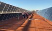 The Aggreko team at Granny Smith's solar farm. Credit: Aggreko