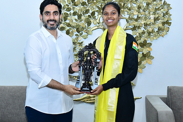 Andhra Minister Nara Lokesh congratulates Jahnavi Dangeti over her selection in NASA's space mission