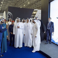 Mohammed bin Rashid tours Dubai Airshow 2025