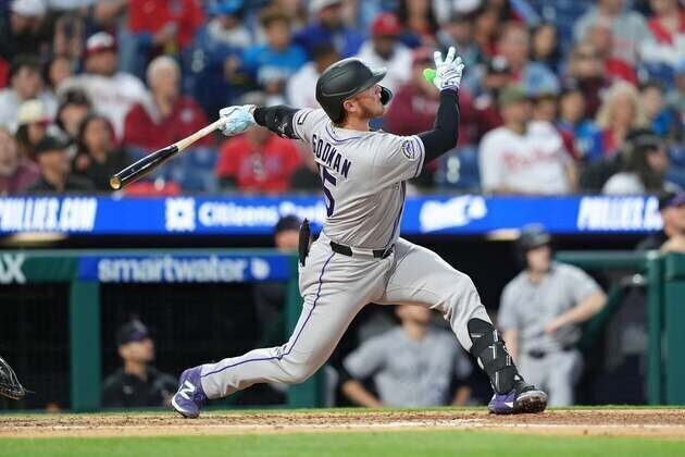 Hunter Goodman, Rockies chase series win vs. Phillies