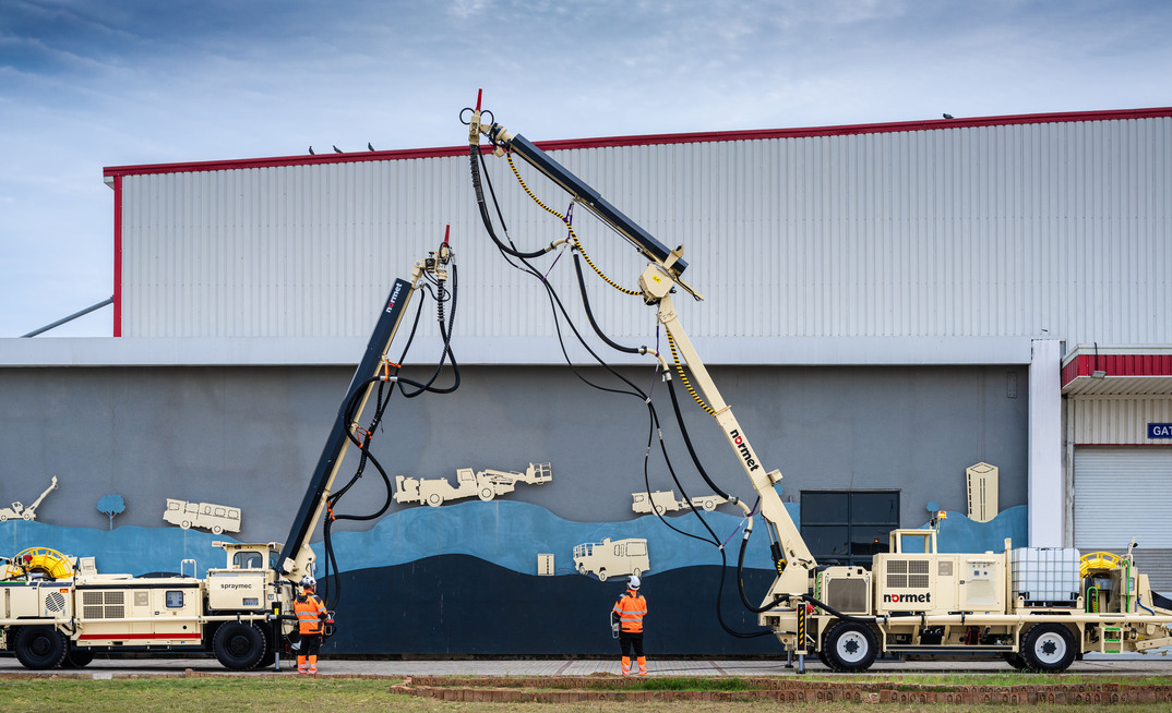 Normet says the launch of the Spraymec 4100 and 5100 represents a significant step forward in its commitment to delivering reliable and efficient concrete spraying solutions