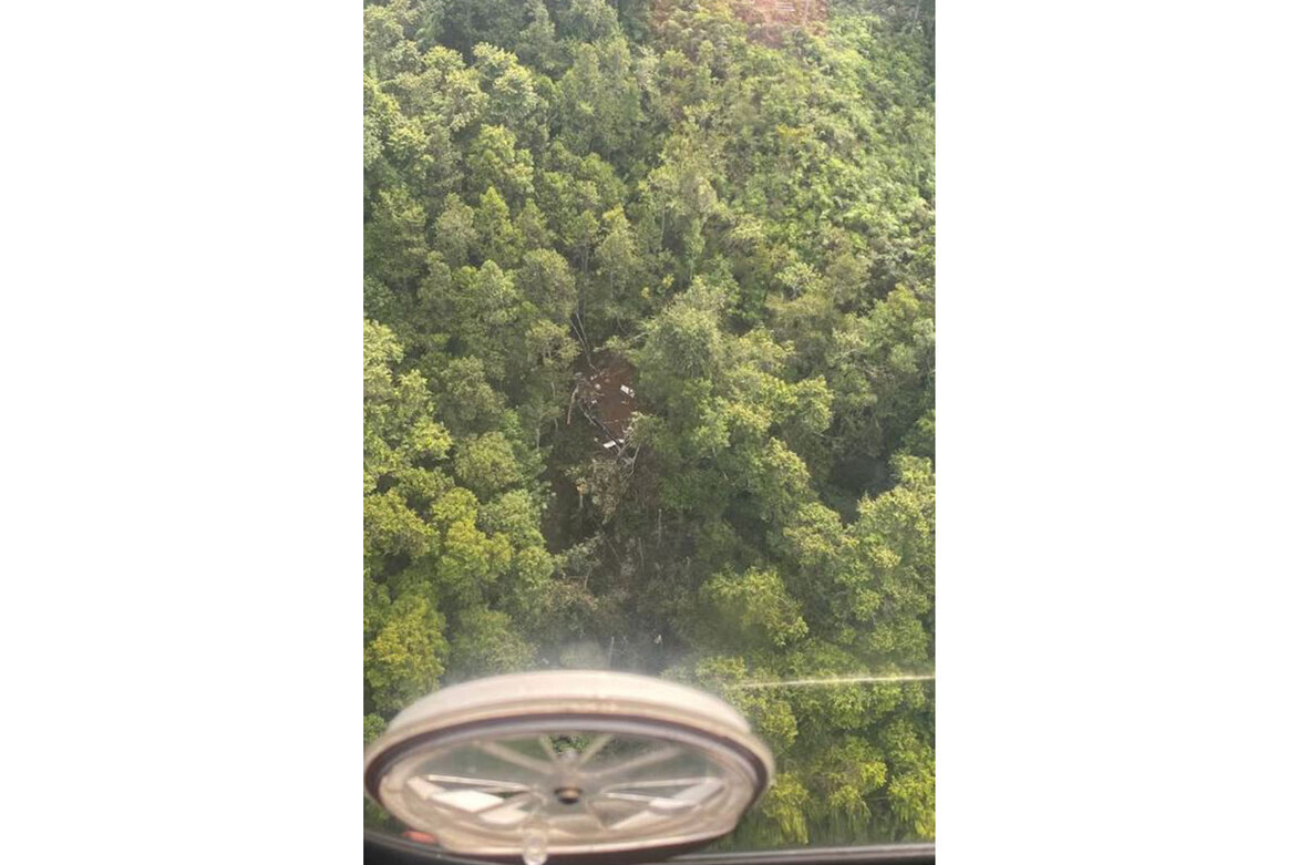 8 dead in helicopter crash in Indonesia's West Kalimantan