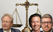 Fortescue’s lawsuit accused three former executives of using its research to build their start-up — claims the trio consistently denied. Pictured: (left) Fortescue boss Andrew Forrest; (right) ElementZero CEO Michael Masterman and CTO Bart Kolodziejczyk.