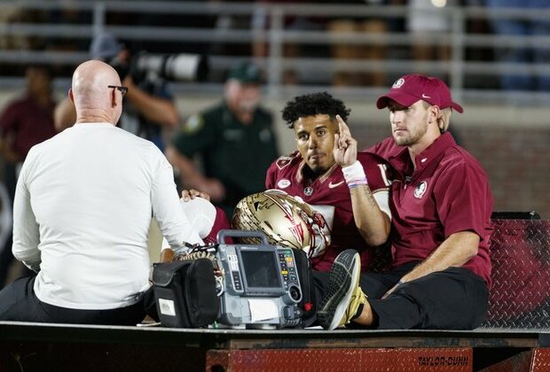 Florida State star QB Jordan Travis sustains major leg injury