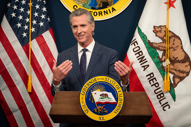"These are the acts of a dictator, not a President," says California Governor Newsom on National Guard deployment