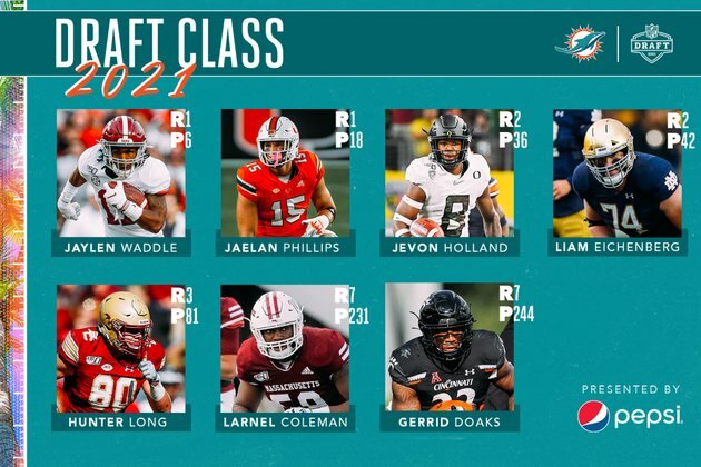 Draft Quick Hits: Dolphins 2021 Rookie Class