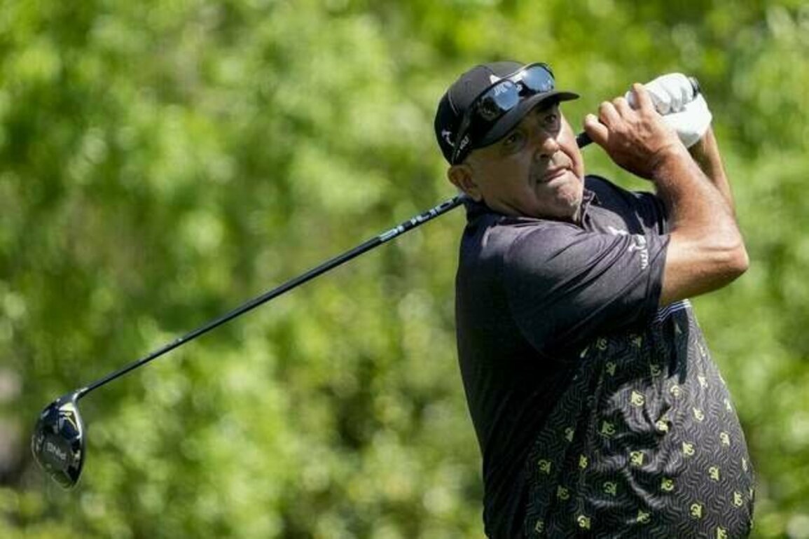 Angel Cabrera out in front at Sanford International