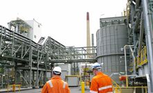 BHP's nickel sulphate plant in Kwinana. Photo: Noel Dyson