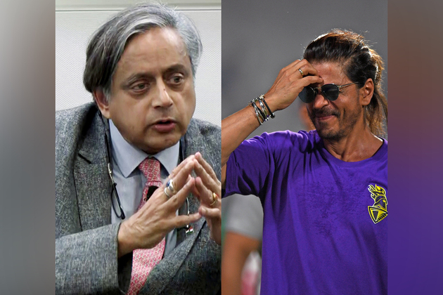 "He's ageing in reverse": Shashi Tharoor calls SRK's 60th birthday a "cover-up"