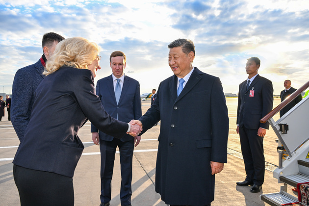 RUSSIA-MOSCOW-CHINA-XI JINPING-STATE VISIT-VICTORY DAY CELEBRATIONS-ARRIVAL