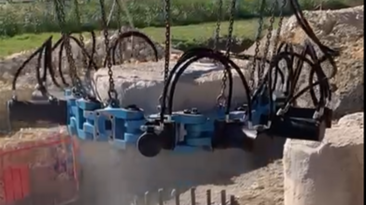 National Pile Croppers used 12.5 heavy-duty CFA links to crop thousands of 1300mm diameter secant piles on the Black Cat scheme highway scheme