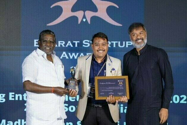 Dr Madhusudan Shastri B.V. was presented with Young Entrepreneur Award by IBE Bharat Startup Awards on National Startup Day
