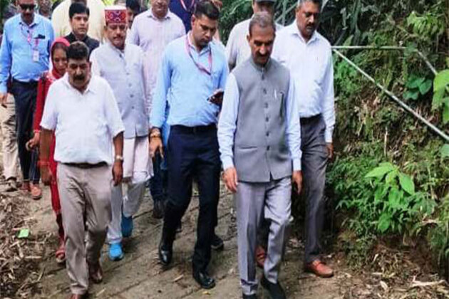 Himachal CM visits disaster-affected areas in Sujanpur Constituency of Hamirpur