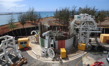  At a job site in Hawaii, a Herrenknecht VSM successfully handled challenging geology that would have been problematic for conventional shaft boring methods