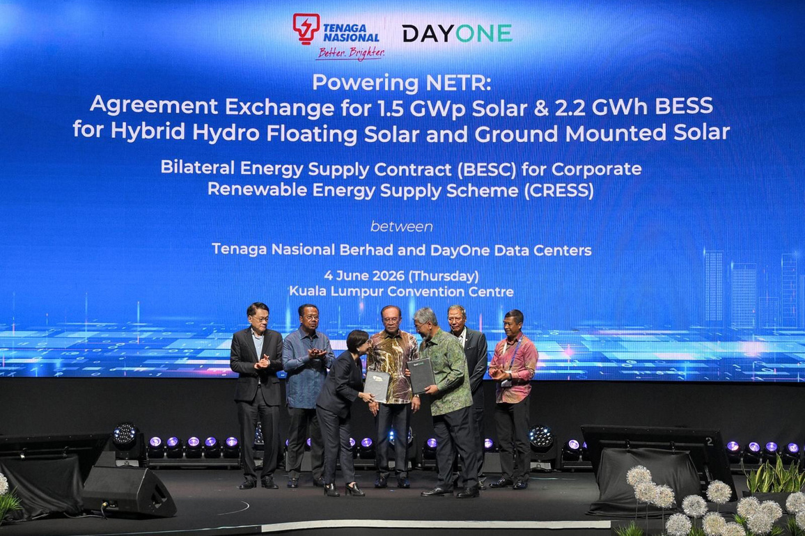 DayOne Secures Over 1GW Renewable Energy in Malaysia in Landmark TNB Partnership