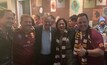  Queensland Premier Annastacia Palaszczuk watching the Maroons beat NSW in the NRL State of Origin with federal Labor Party leader Anthony Albanese.