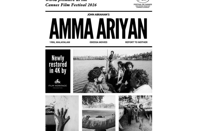 Filmmaker John Abraham's Malayalam cult classic 'Amma Ariyan' selected as India's sole entry for Cannes premiere