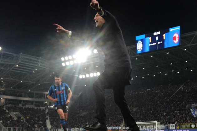 (SP)ITALY-BERGAMO-FOOTBALL-SERIE A-ATALANTA VS AC MILAN