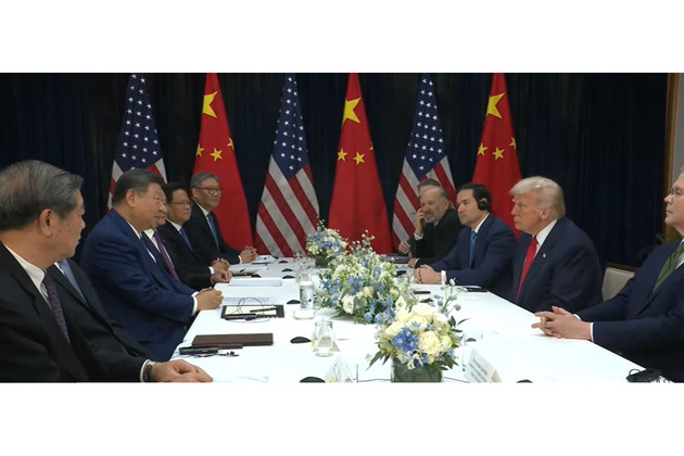 "An honour to have you with us," says Trump as he meets Xi in Busan