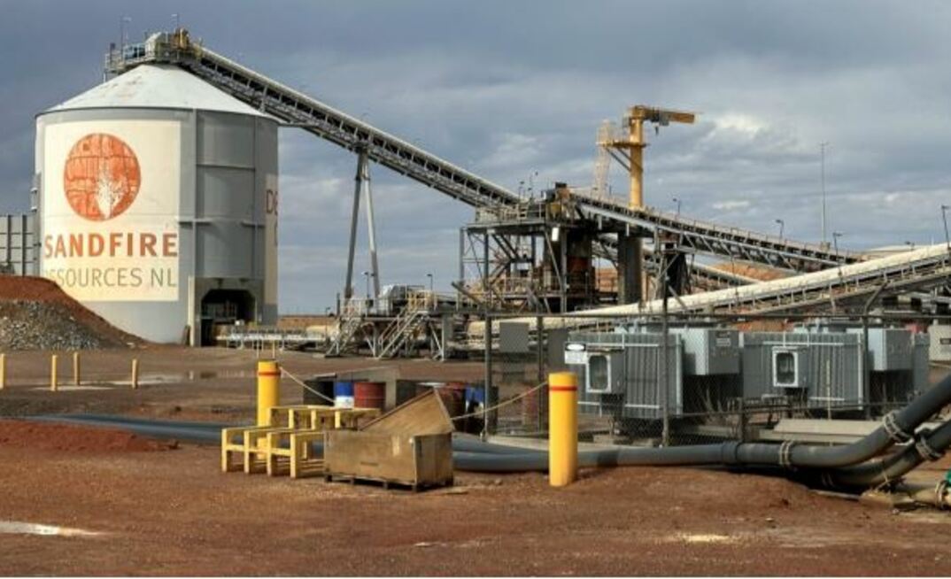 The Degrussa processing plant.