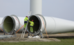 Wind turbine construction. Photograph by Arjan van de Logt.