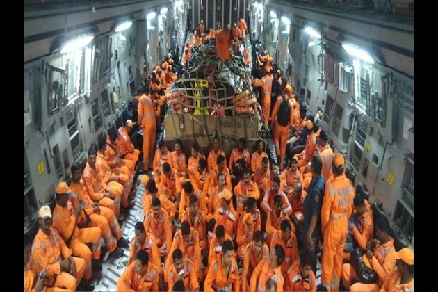 Cyclone Vayu: IAF C-17 aircraft lands at Jamnagar with NDRF team