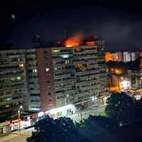 Drone strikes residential building in Romania 