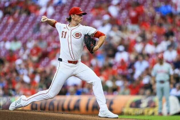 Brady Singer throws six shutout innings in Reds' win over Phillies